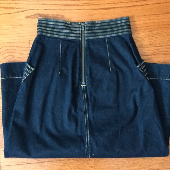 Chelsea28 Denim midi skirt - Picture 5 of 7